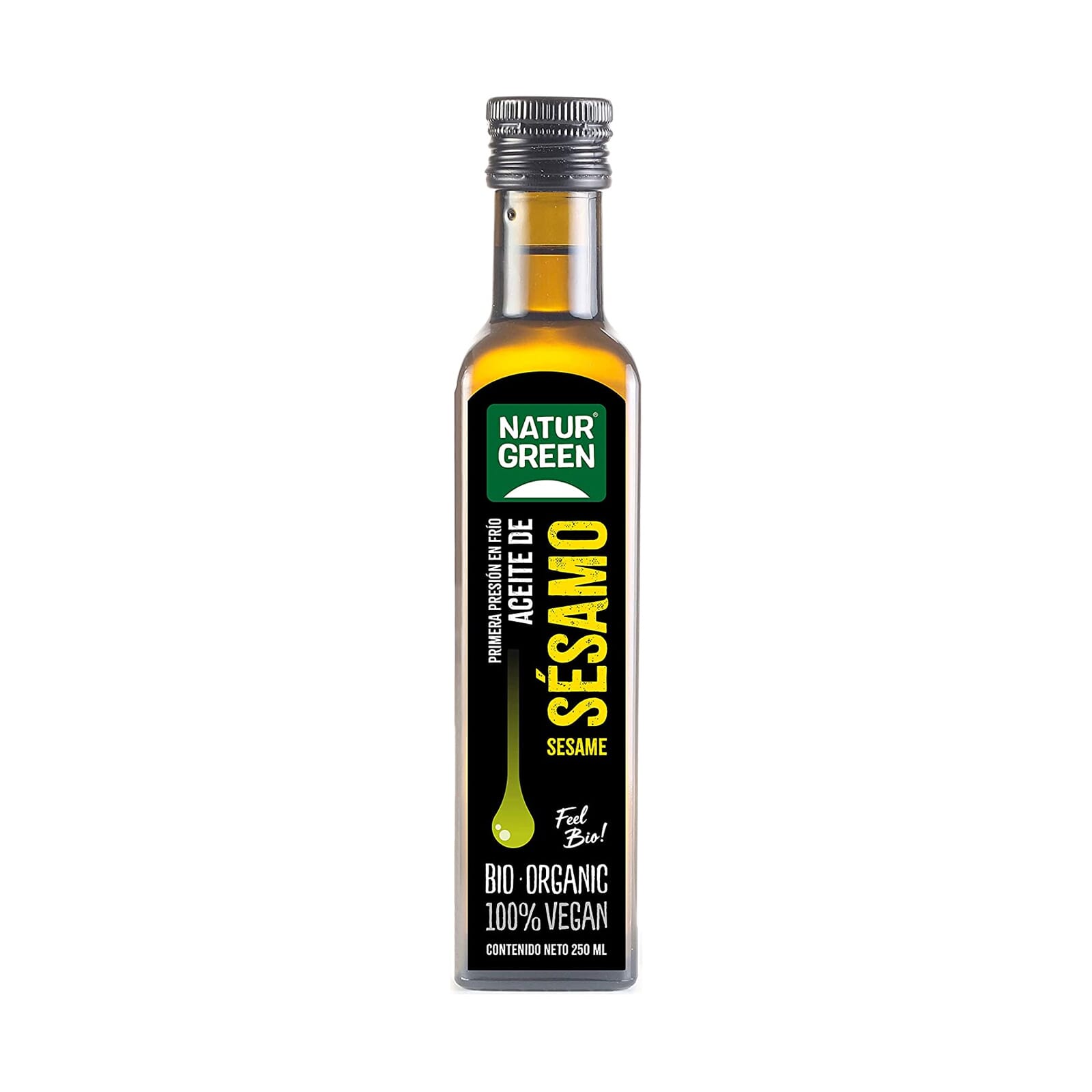 Aceite De Sesamo Tostado Bio 250 ml