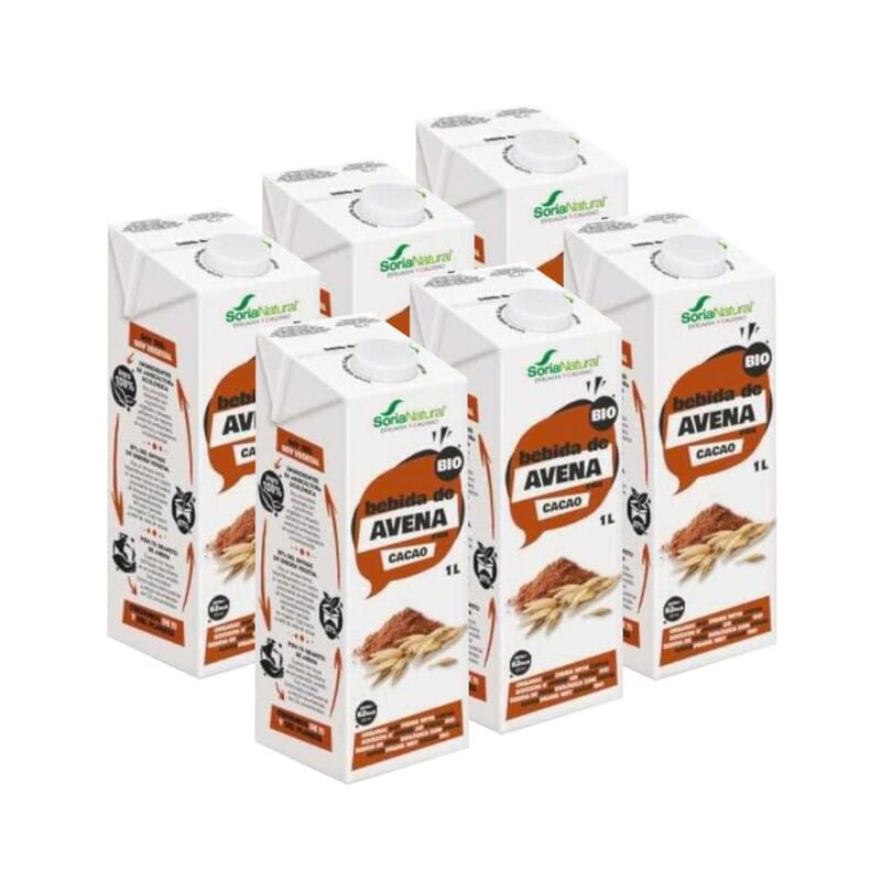 Pack Bebida Aveia Chocolate Bio 6 Unds 1 L