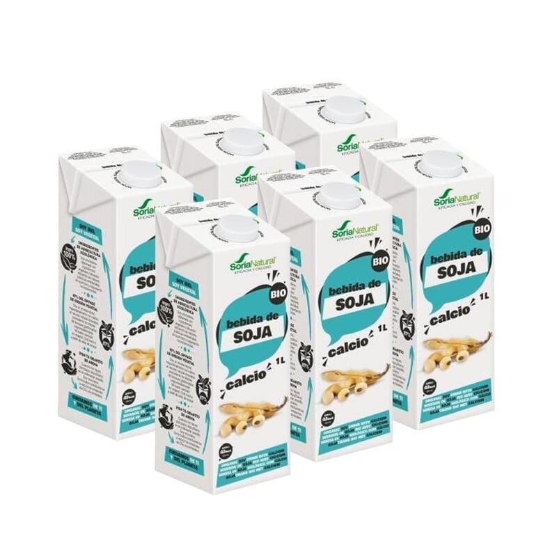 Pack Bebida Soja Bio Con Calcio 6 Uds 1 L