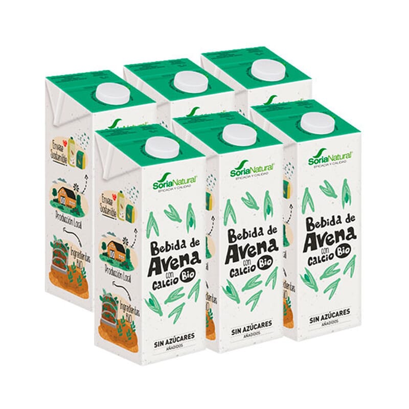 Pack Bebida De Aveia Com Cálcio 6 Unds 1 L