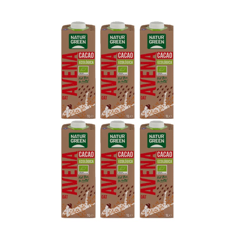 Bebida De Avena Calcio Bio  6 Uds 1 L
