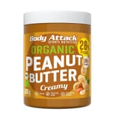 Organic Peanut Butter Crunchy 1000g di Body Attack
