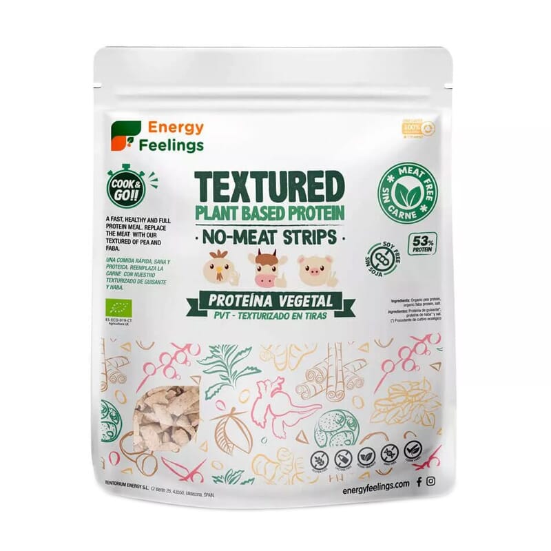 Proteína Vegetal Texturizado En Tiras 400g