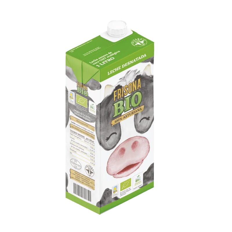 Leche UHT Desnatada Bio 1 L