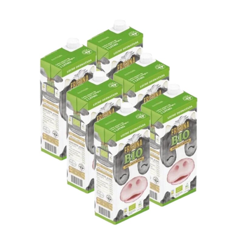 Leche UHT Desnatada Bio  6 Uds 1 L