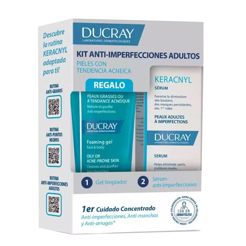 Kit Keracnyl Gel Limpiador 40 ml + Keracnyl Serum 30 ml