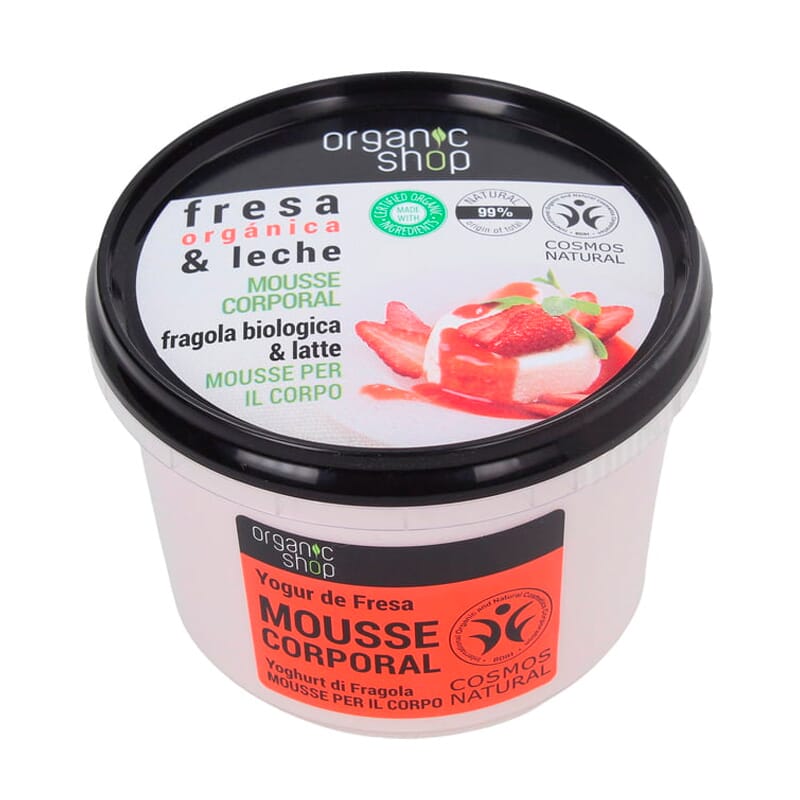 Mousse Corporal Vitamínico Yogurt Y Fresa 250 ml