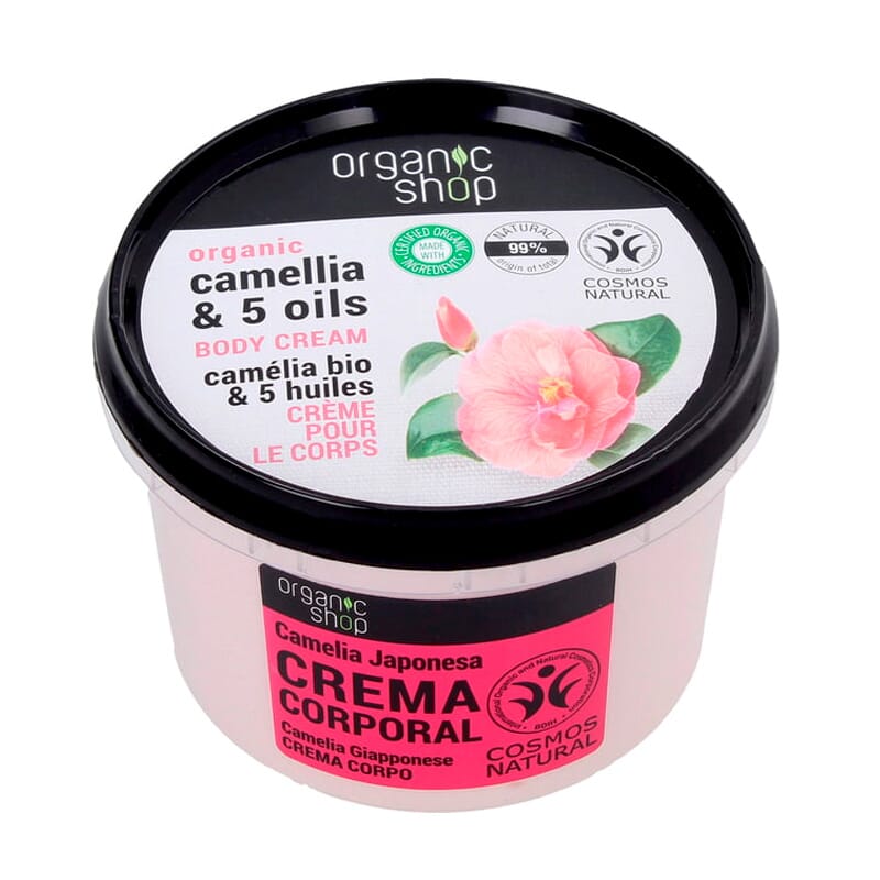 Crema Corporal Reafirmante Camelia Y 5 Aceites 250 ml