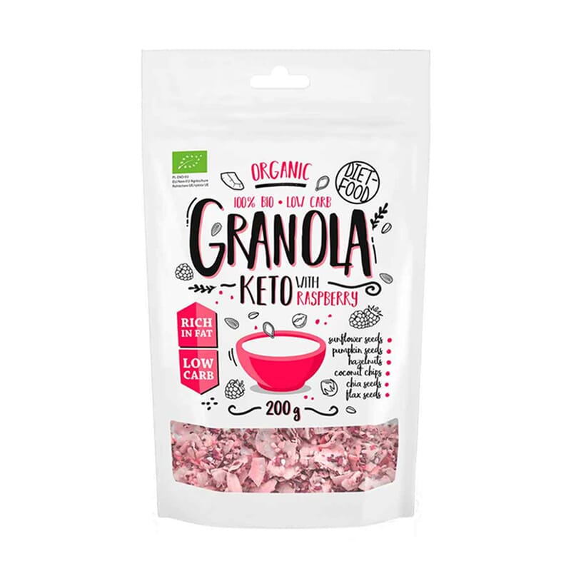 Granola Keto Con Frambuesa Bio 200g