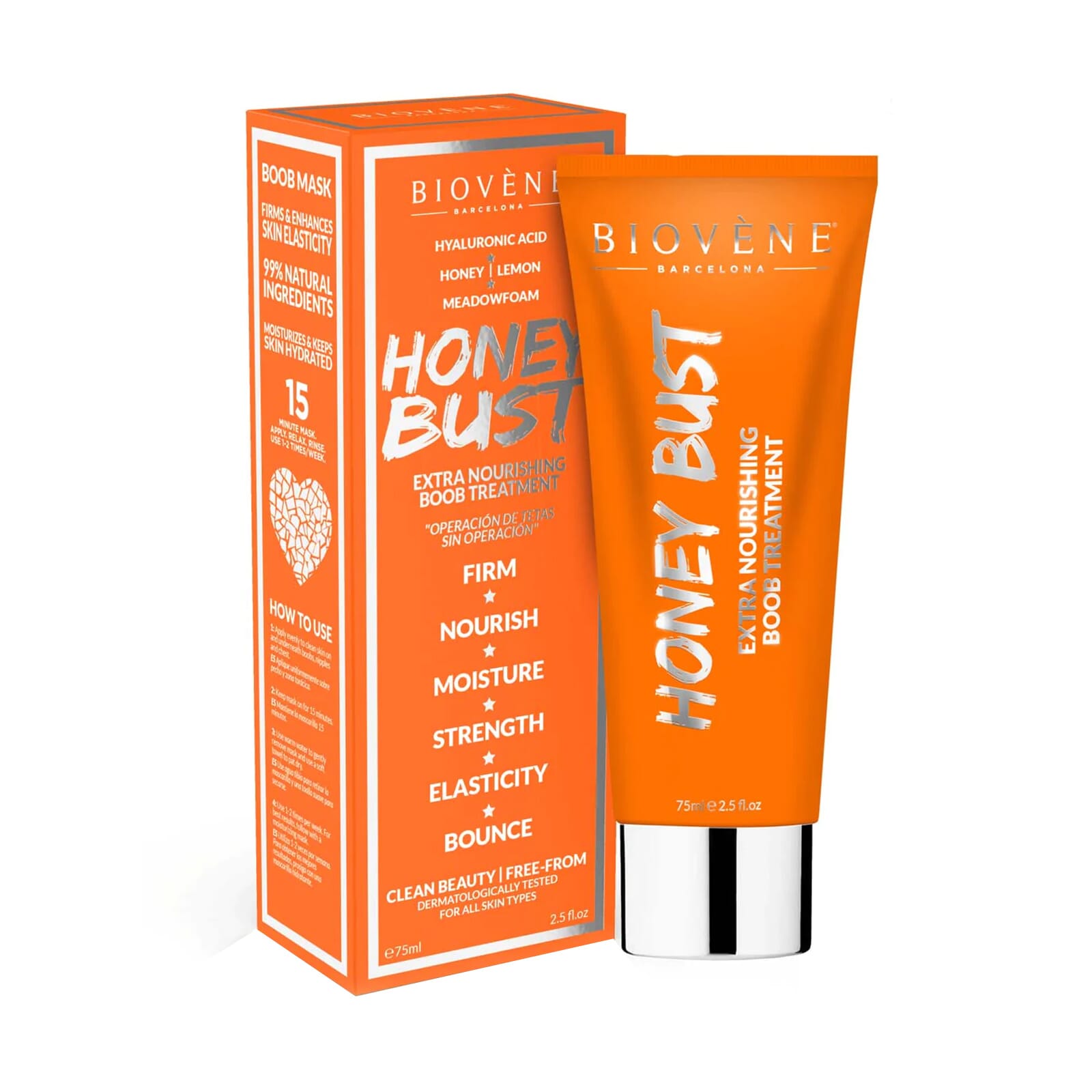 Honey Bust Mascarilla Nutritiva Y Reafirmante De Busto 75 ml