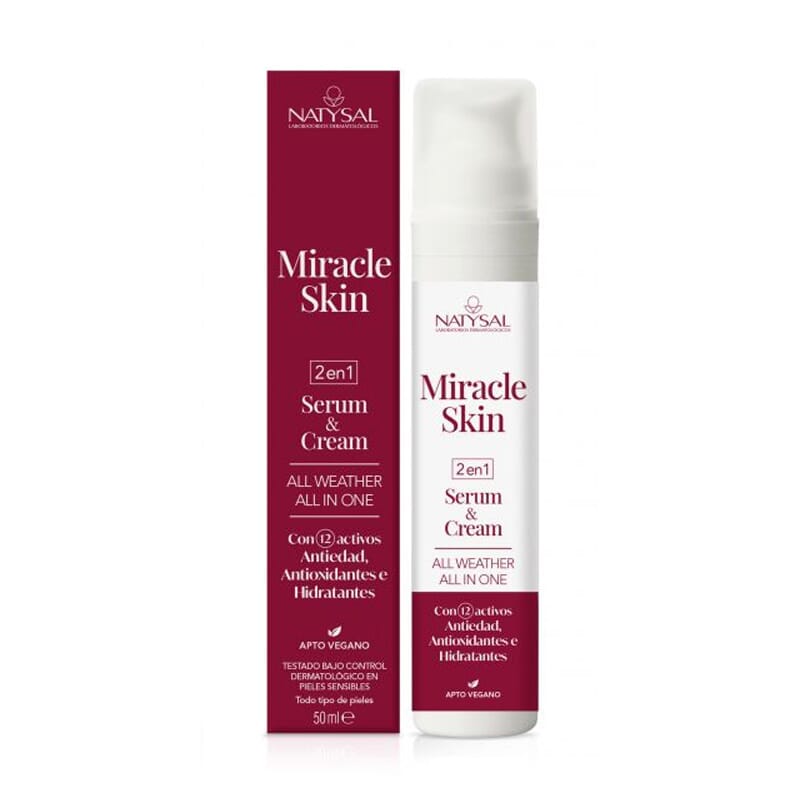 Miracle Skin 2 En 1 Serum Crema 50 ml