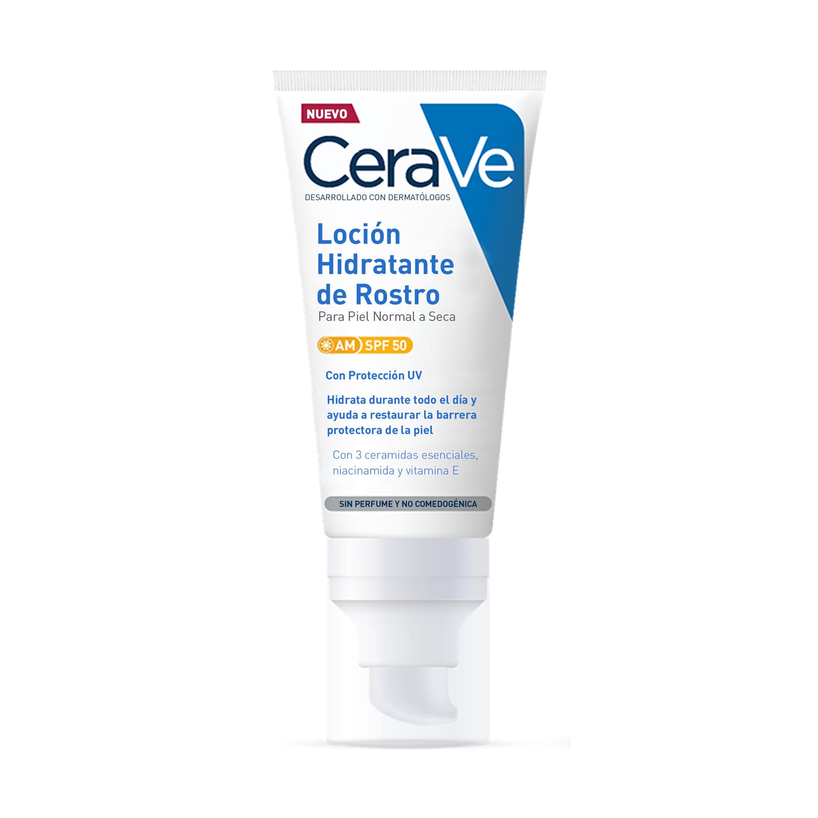 Cerave Loción Hidratante Facial SPF50 52 ml