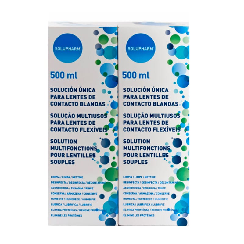 Solution Unique Pour Lentilles De Contact Souples 2 Unités 500 ml
