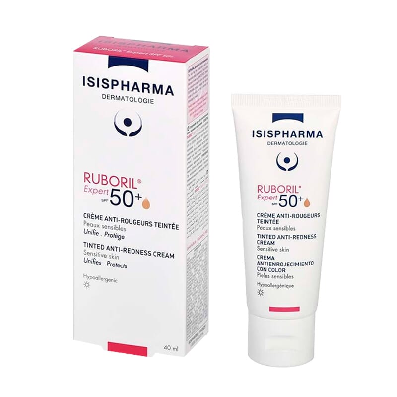 Ruboril Expert SPF50 Creme Anti-vermelhidão Com Cor 40 ml