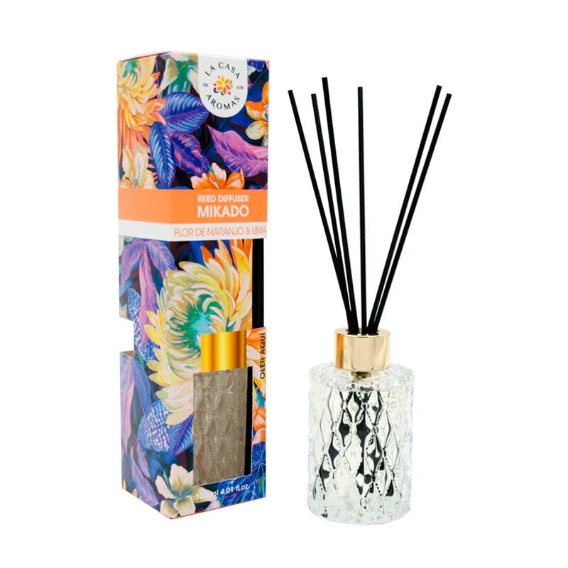 Mikado Lufterfrischer #Orange & Limette Blume 120 ml