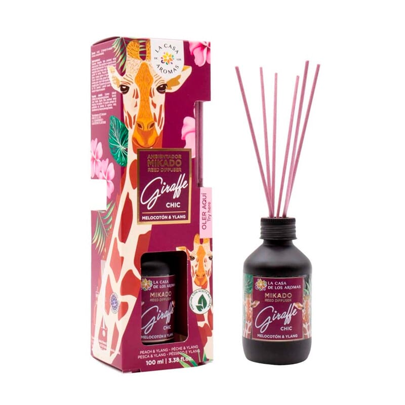 Giraffe Chic Mikado Lufterfrischer #Pfirsich & Ylang 100 ml
