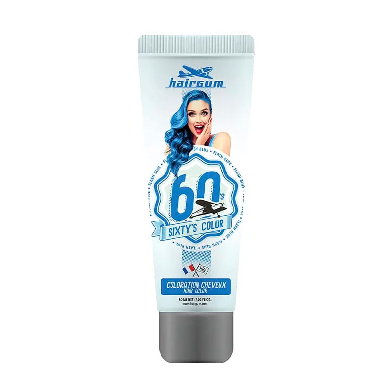 Sixty'S Color Hair Color #Flash Blue 60 ml