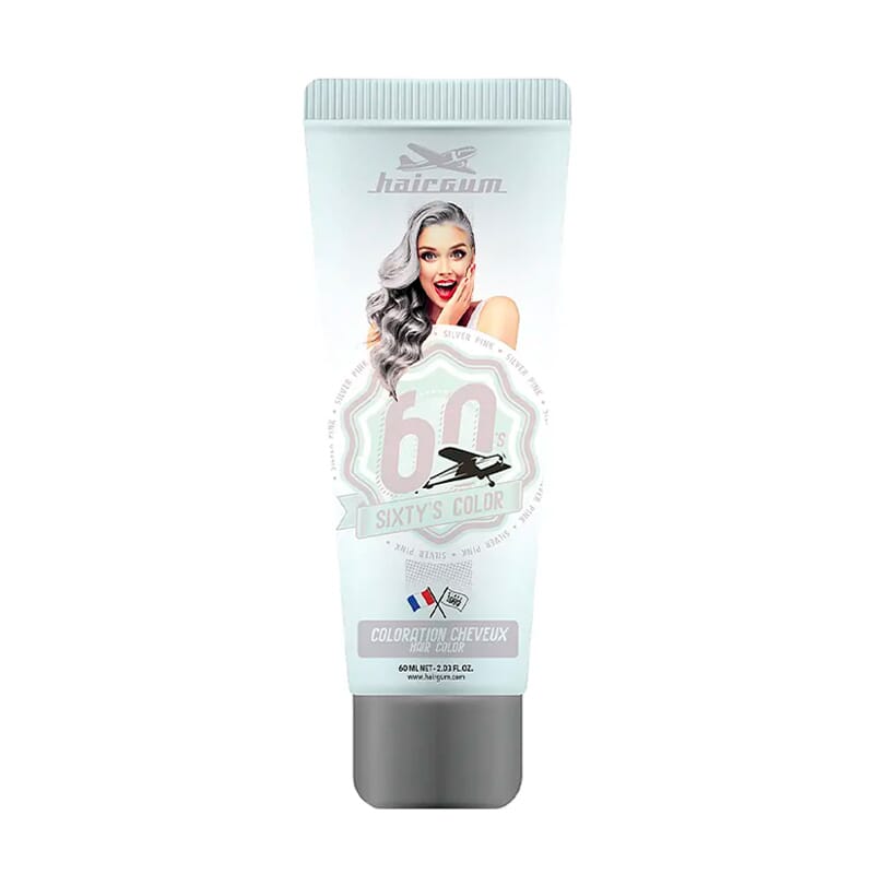 Sixty'S Color Hair Color #Silver Pink 60 ml