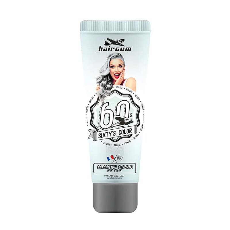 Sixty'S Color Hair Color #White 60 ml