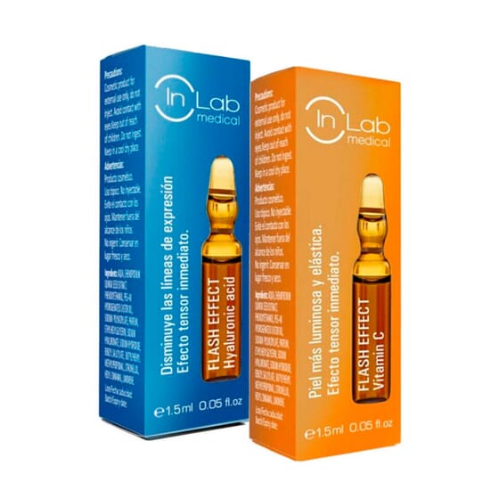 Flash Effect Coffret Ampoule Vitamin C + Ampoule Hyaluronic Acid In