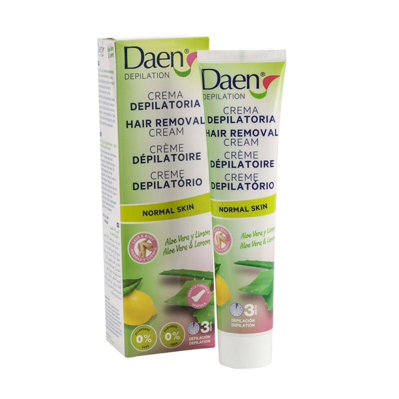 Crema Depilatoria Aloe Vera Y Limón Piel Normal 125 ml
