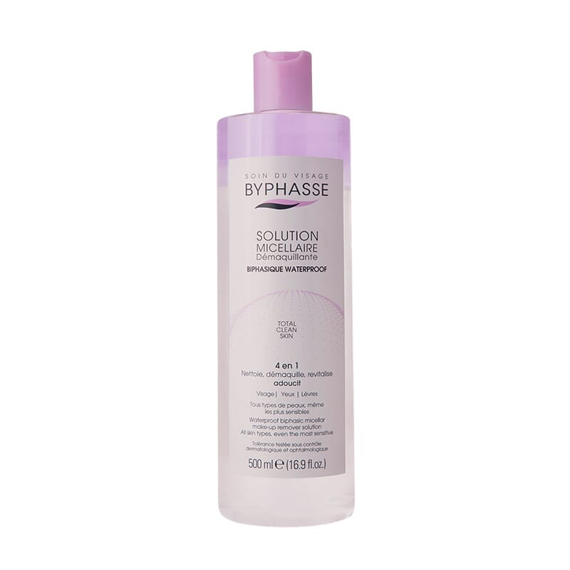 Solución Micelar Desmaquillante Bifásica Waterproof 500 ml
