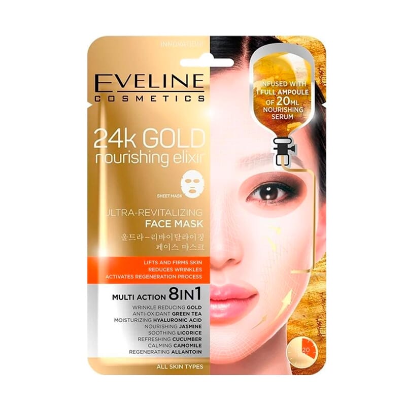 24K Gold Máscara facial Ultra Revitalizante