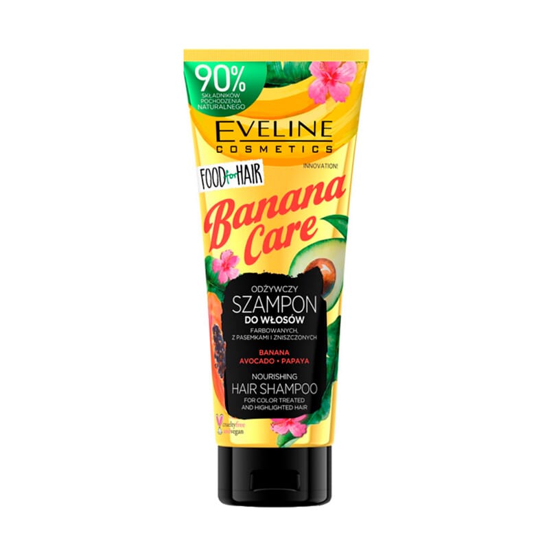 Food For Hair Banana Care Champô Hidratante Proteção Cor 250 ml
