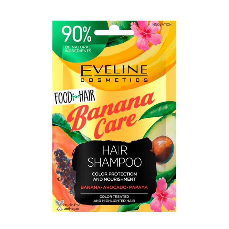 Food For Hair Banana Care Champú Hidratante Protección Color 20 ml