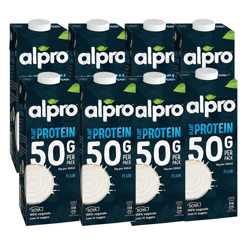 Bebida Vegetal De Soja Protein Plant 8 Uds 1 L