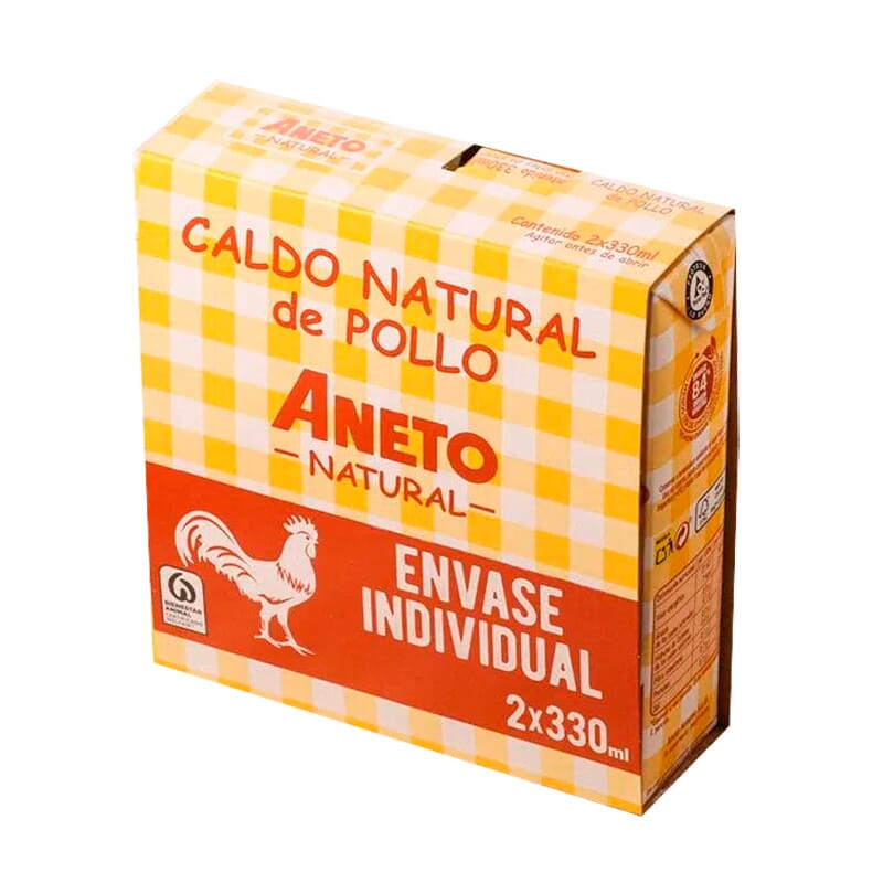 Natürliche Hühnerbrühe 2 St 330 ml