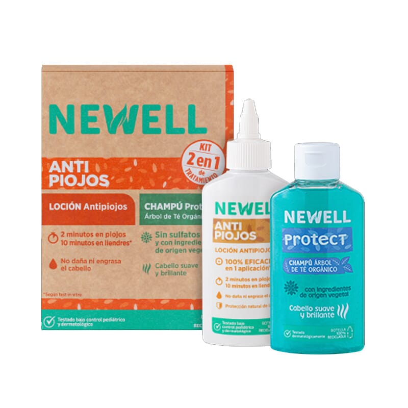 Kit Tratamiento Loción Antipiojos 100 ml + Champú Protect 120 ml