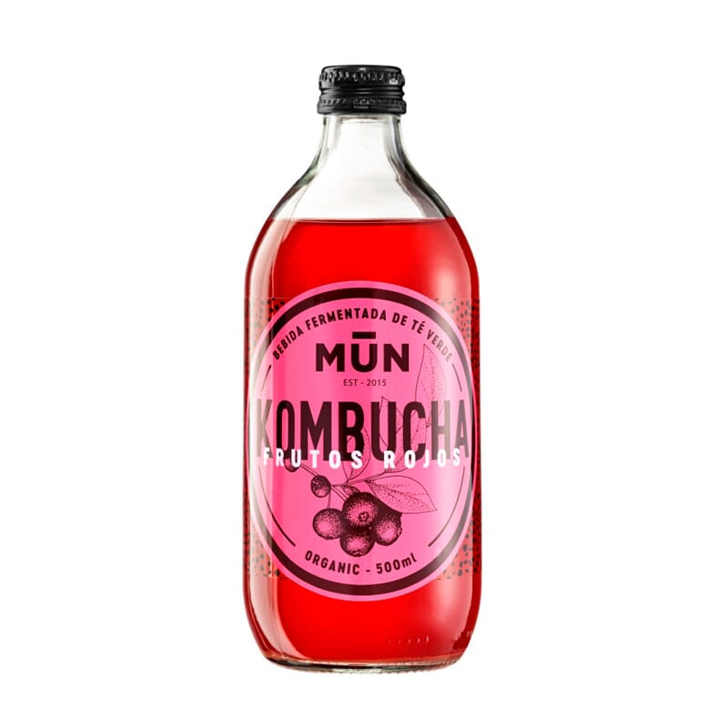 Kombucha Rode Vruchten 500 ml