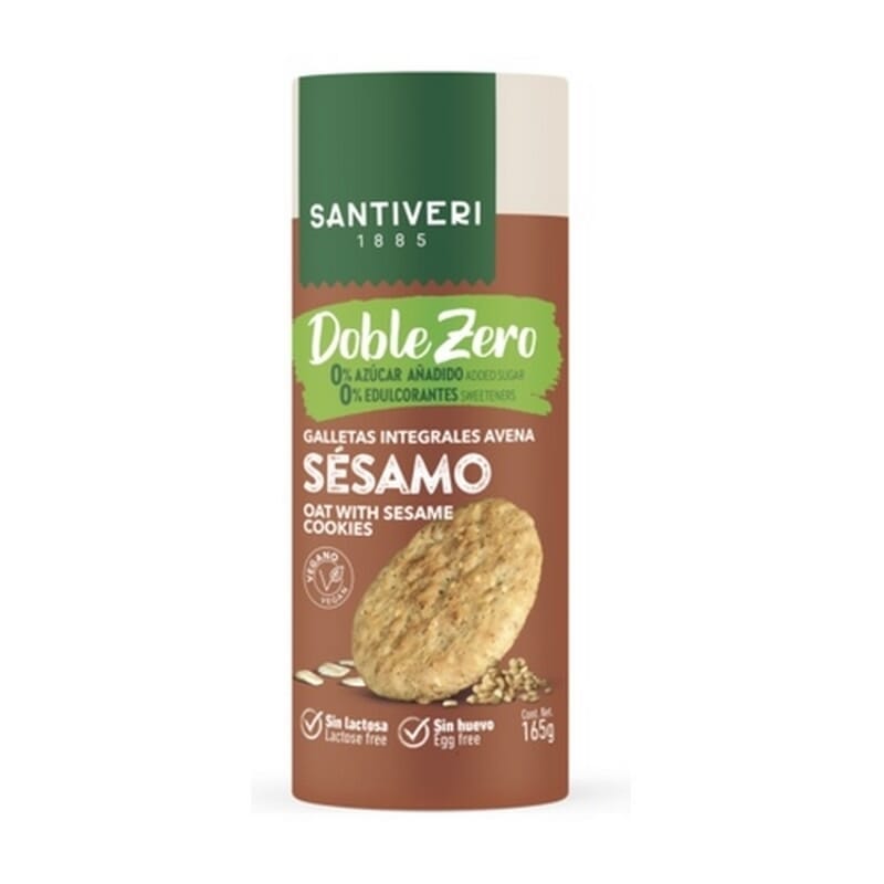 Biscuits Intégraux Avoine Avec Sésame Double Zéro 165g