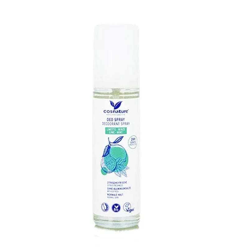 Déodorant Spray Menthe Citron Vegan 75 ml