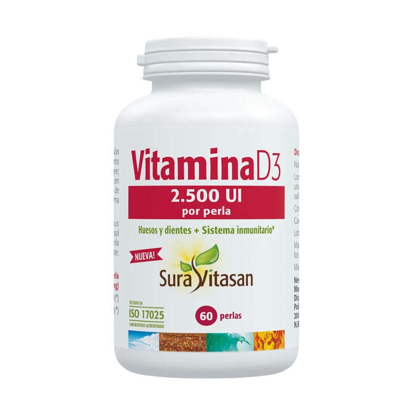 Vitamina D3 2.500 UI 60 Perlas