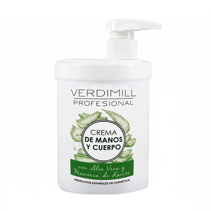 Verdimill Profesional Crema De Manos Y Cuerpo Aloe 1000 ml