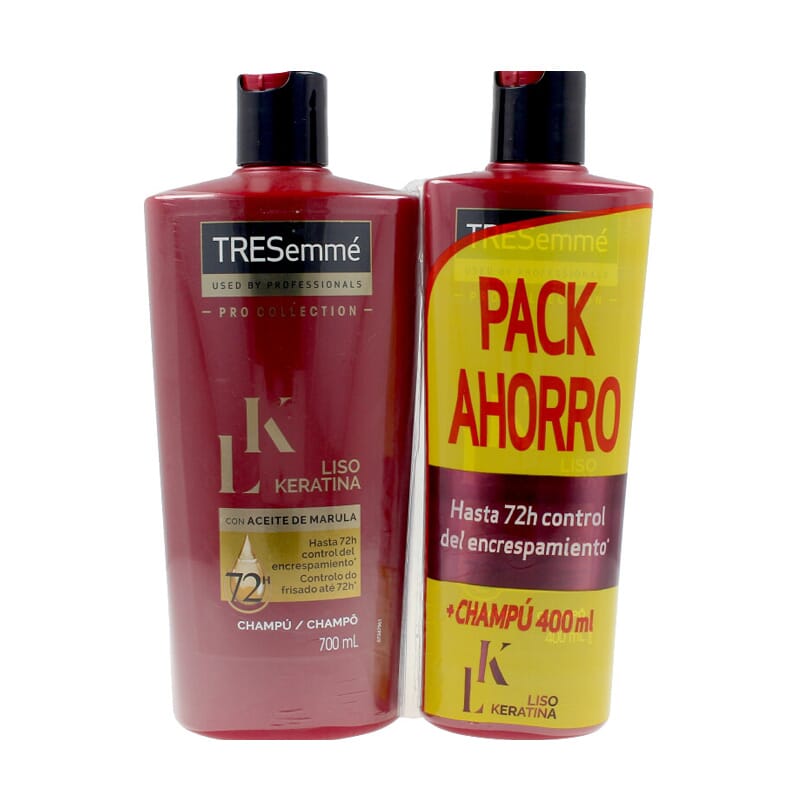Keratin Smooth Shampoo 700 ml + Shampoo 400 ml