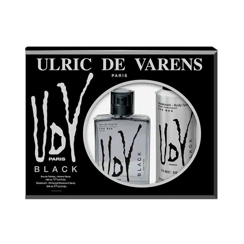 Udv Black For Men Lote EDT 100 ml + Desodorante 200 ml