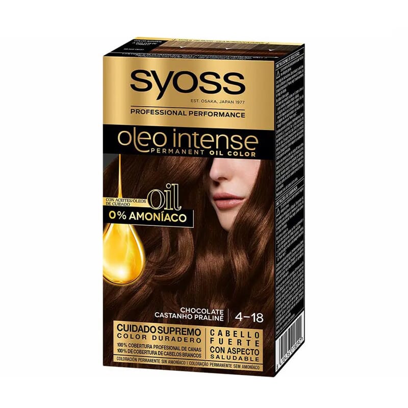 Olio Intense Tinte Sin Amoniaco #4.18-Chocolate