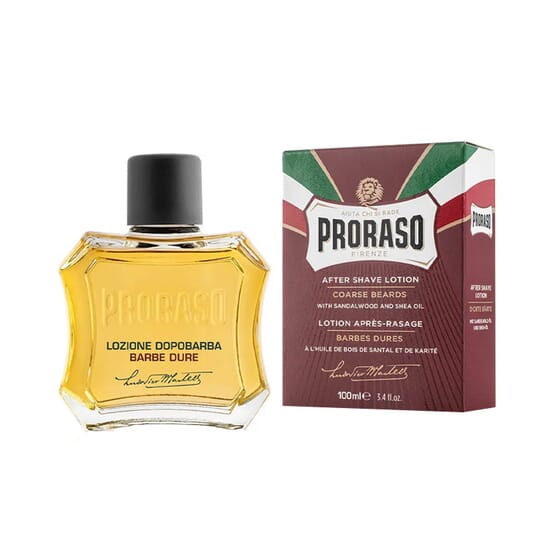 Red After Shave Lotion Avec Alcool 100 ml - Proraso