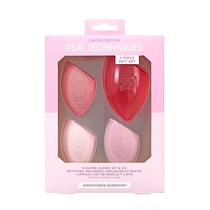 Cleanse, Blend, Set + Go Lote 4 Piezas  