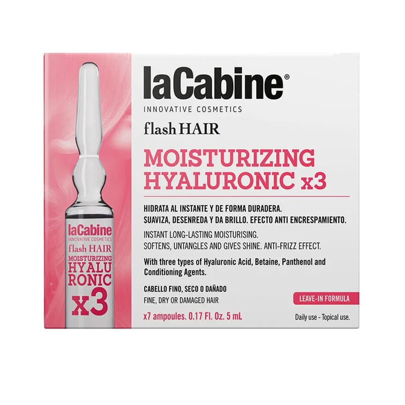 Flash Hair Hidratante Hyalurónico 7 Uds 5 ml