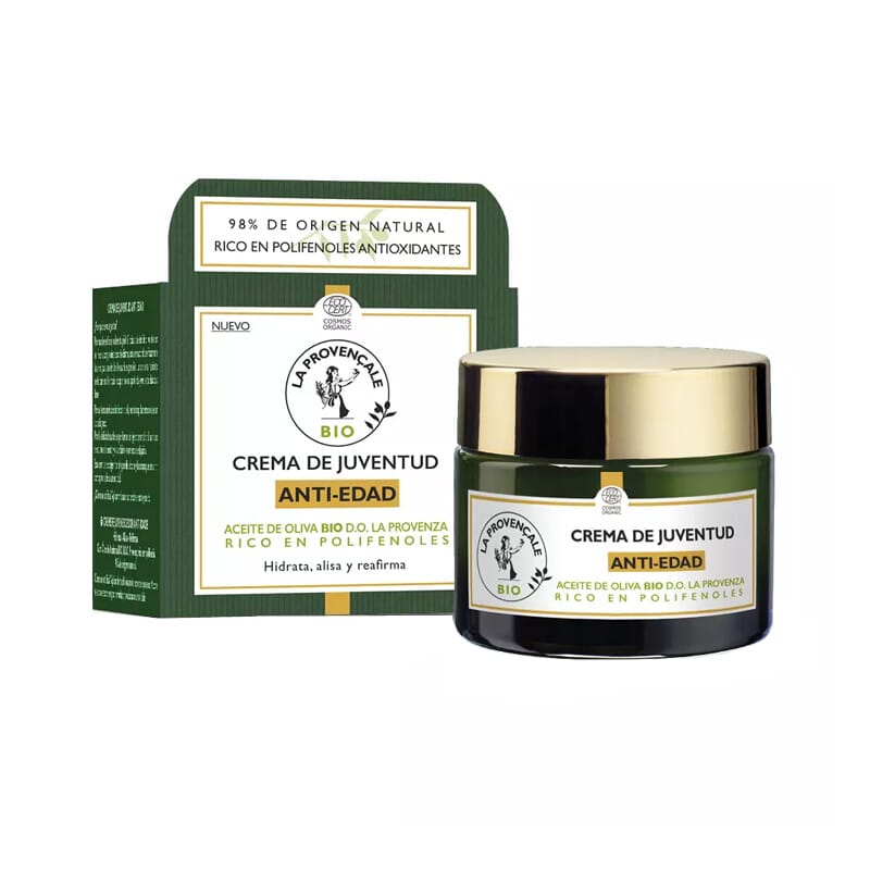 Crema De Juventud Anti-Edad Con Aceite de Oliva Bio 50 ml