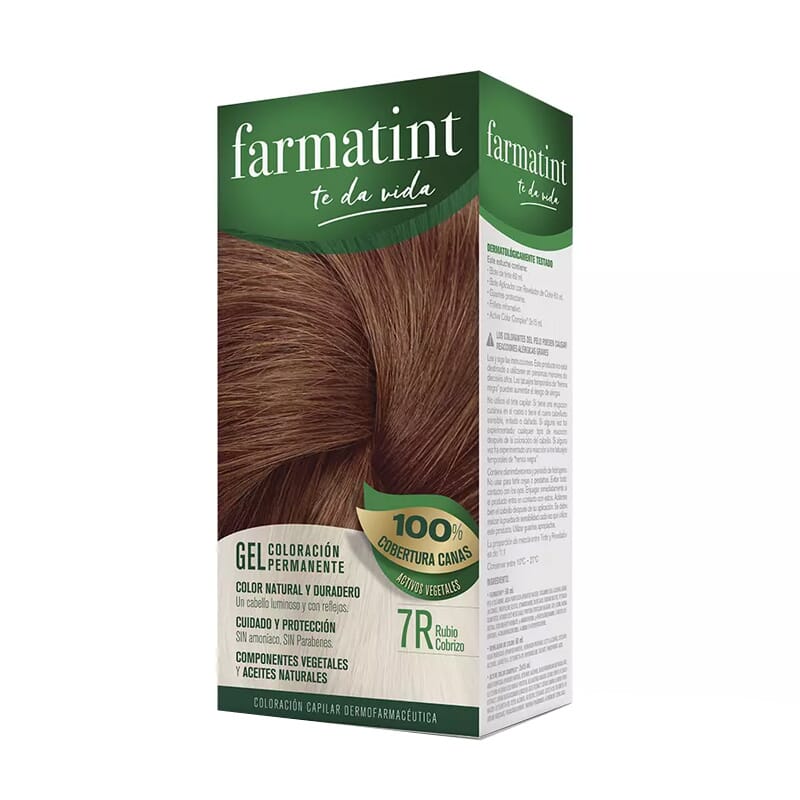 Farmatint Gel 7R Loiro Acobreado 150 ml