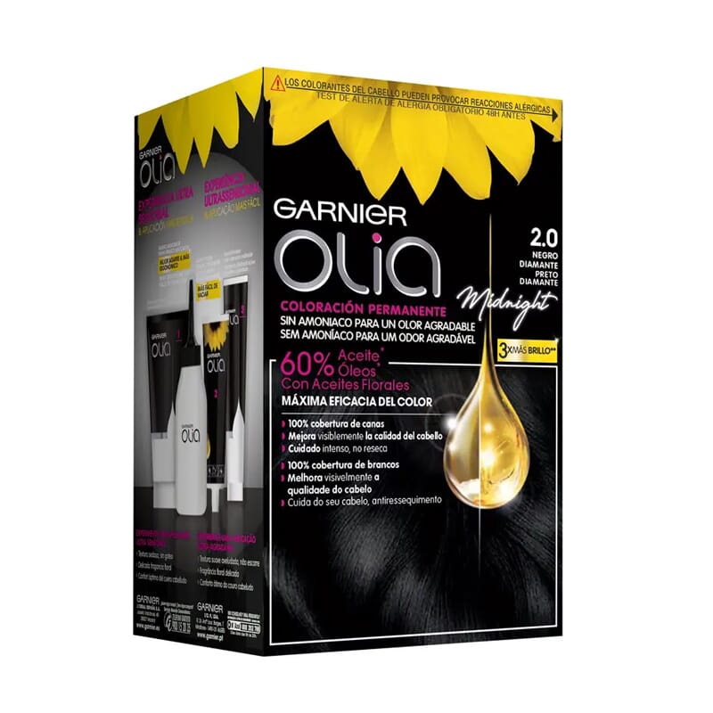 Olia Coloração Permanente #2.0-Black Diamond
