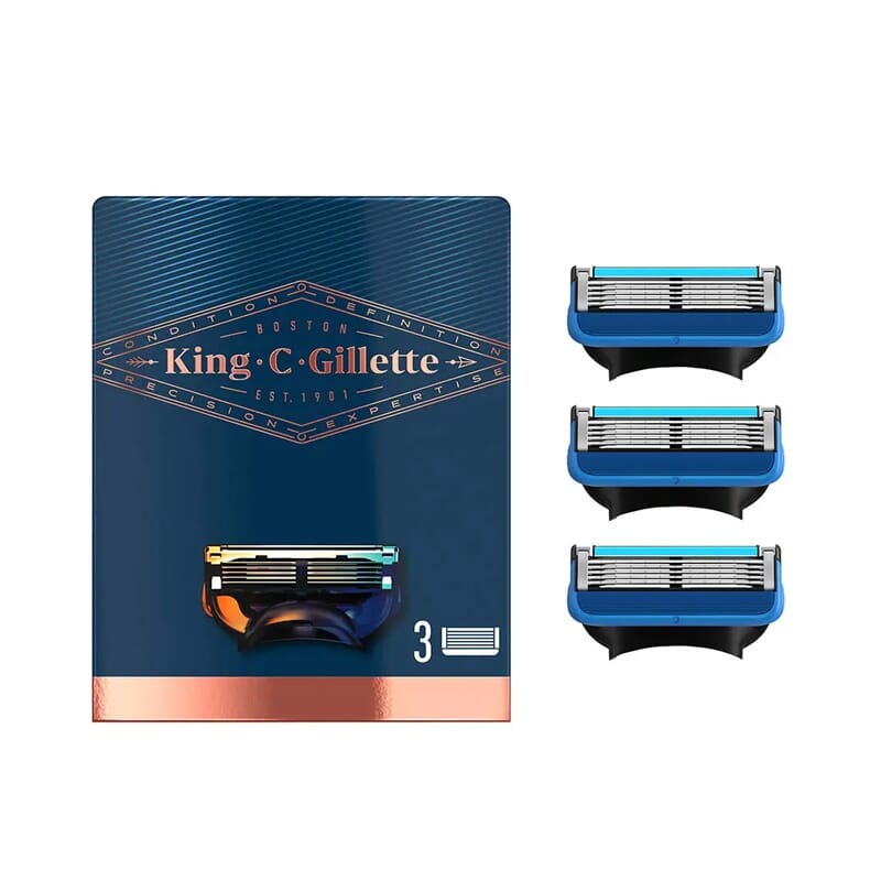 King C Gillette Cuchillas 3 Uds