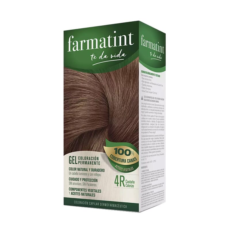 Farmatint Gel N4R Castaño Cobrizo 150 ml