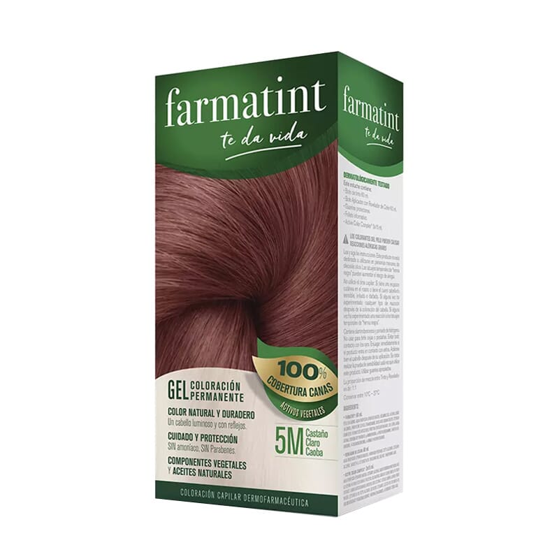 Farmatint Gel 5M Castaño Claro Caoba 150 ml