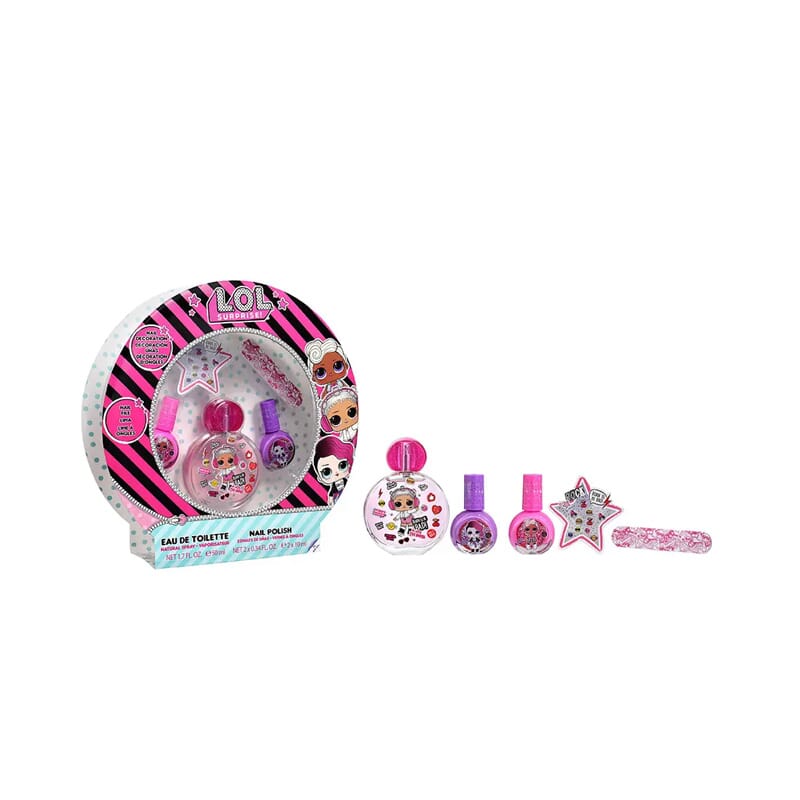 L.O.L. Surprise Perfume Lote EDT 50 ml + Acessórios Manicure